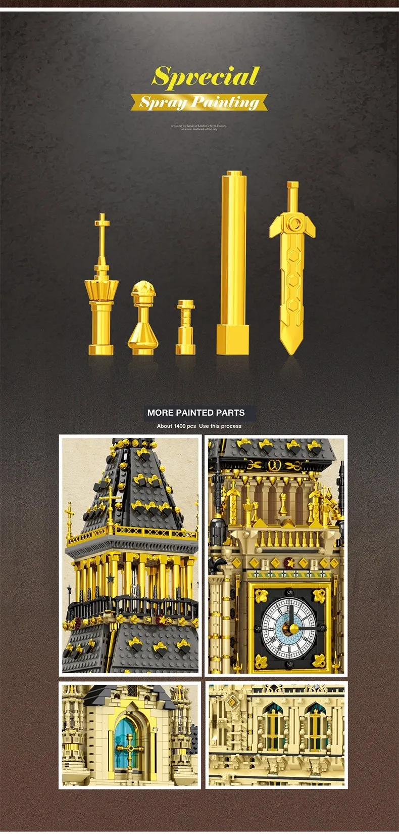 Kocke REOBRIX 55012 - Big Ben - 13 825 elementov