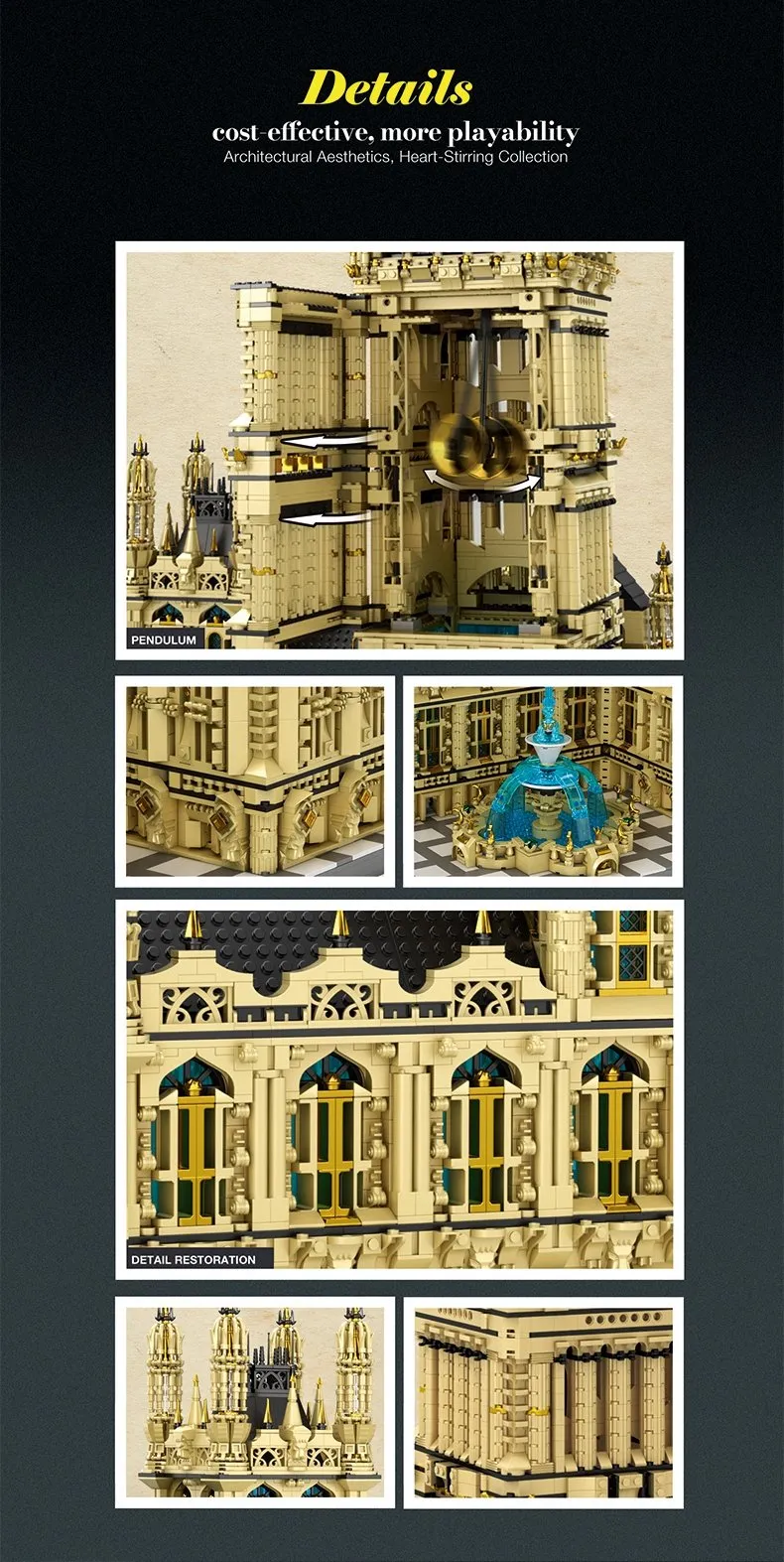 Kocke REOBRIX 55012 - Big Ben - 13 825 elementov